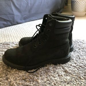 BLACK WOMENS TIMBERLAND BOOTS